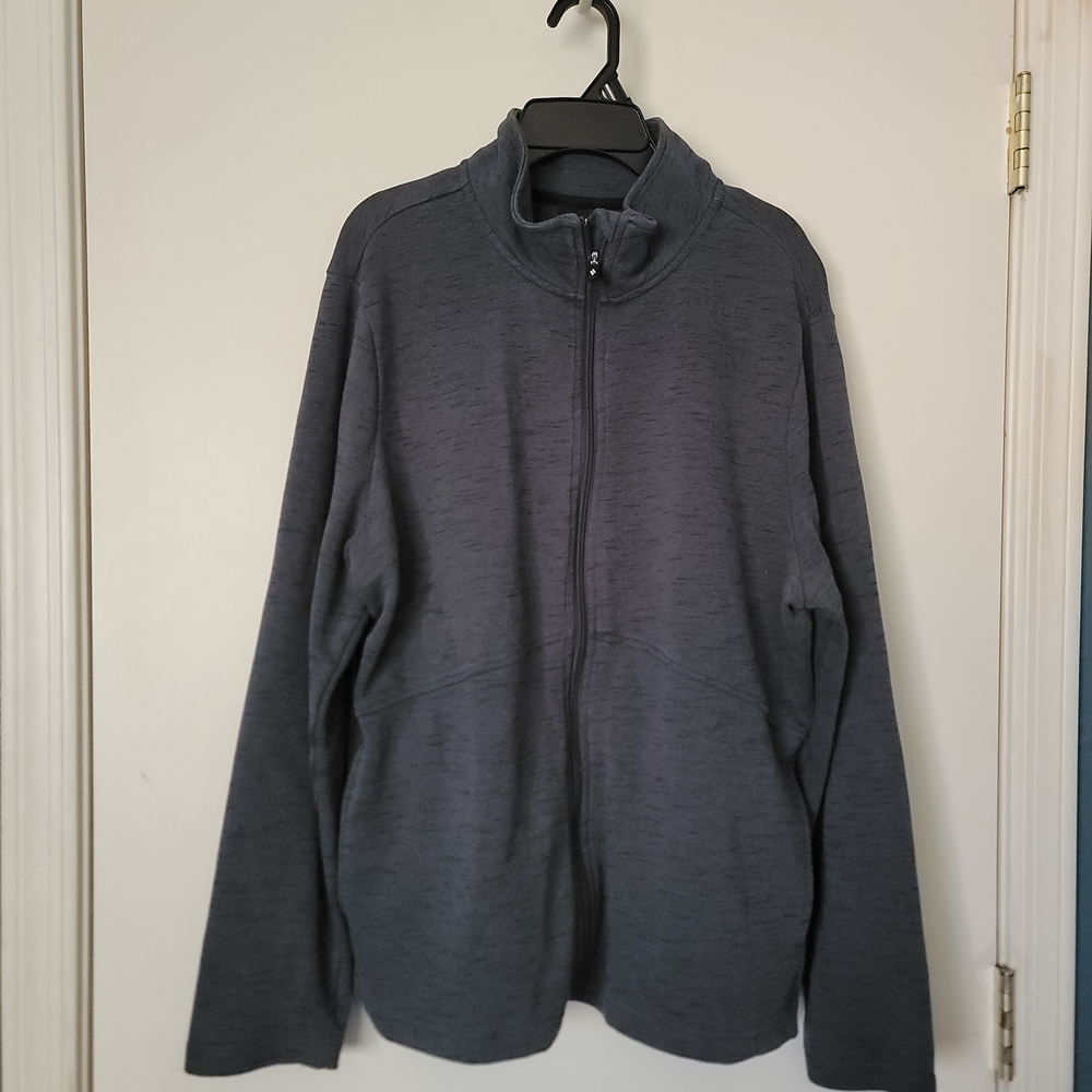 Skechers Women's Charcoal Gray Full-Zip Sweater